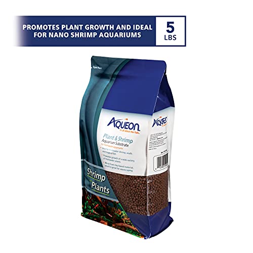 Aqueon 5-Pound Brown Substrate for Vegetation and Shrimp Aquariums