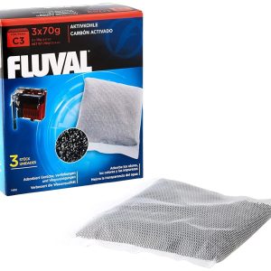 Fluval C3 Carbon Filters – Set of three, Black