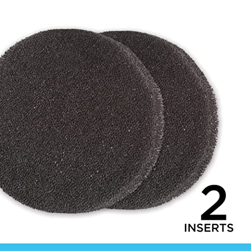 Fluval FX Carbon Foam Substitute Filter Media for Aquariums, 2-Pack, A249, White