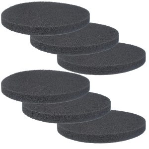 Pack of 6 Fx4 Carbon Filter Pads for Fluval FX5/FX6 Canister Filters – Alternative Carbon-Infused Foam Pads